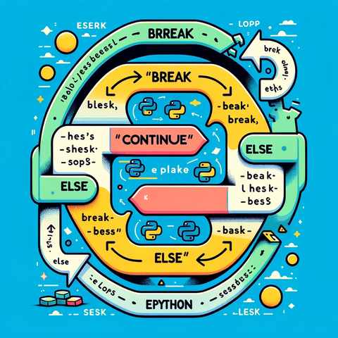 Pythonのループでのbreak、continue、elseの使用ガイド
