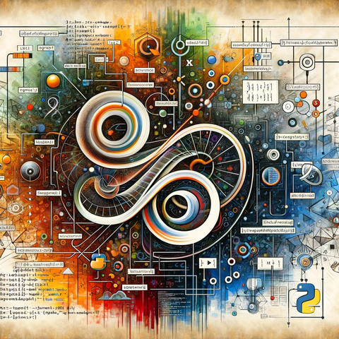 Pythonのループと条件分岐の組み合わせの芸術解釈