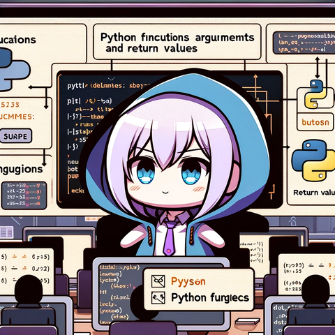 Pythonの関数引数と戻り値のグラフィックデザイン