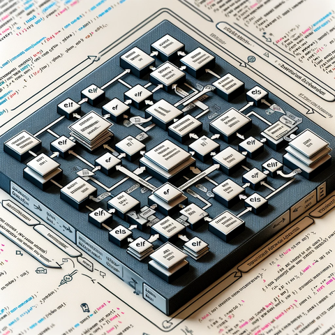 elifとelseの使用を示すPythonのフローチャート